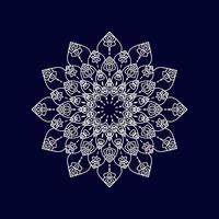 Blumen-Mandala-Vektordesigns. Mandala-Kunst-Hintergrund vektor