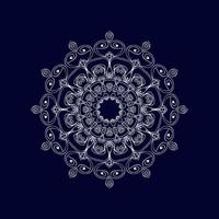 Mandala-Vektor-Muster-Design-Hintergrund vektor