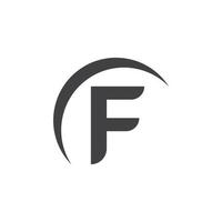 f-Buchstaben-Logo-Symbol-Illustrationsvektor vektor