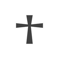 Kreuz-Symbol-Vektor-Illustration-design vektor