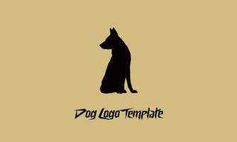hund logotyp mall vektor illustration design
