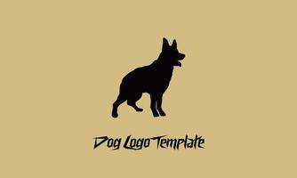 Hund Logo Vorlage Vektor Illustration Design
