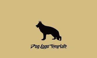 Hund Logo Vorlage Vektor Illustration Design