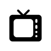 TV ikon i trendig platt stil isolerat på grå bakgrund. tv symbol för din hemsida design, logotyp, app, ui. vektor illustration, eps10.