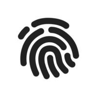 Touch-ID-Vektorsymbol isoliert auf Hintergrund. Fingerabdruck-Symbol, trendiges süßes Symbol. perfekte Pixel. Abbildung Eps 10. - Vektor