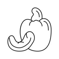 Cashew-Nuss-Symbol-Vektor-Illustration vektor