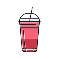 Saft Getränk Farbe Symbol Vektor Illustration