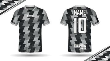 Fußball-Trikot-Design für Sublimation, Sport-T-Shirt-Design vektor