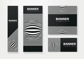 Web-Vorlagensatz für modernes Bannerdesign, Webbanner. Hintergrund für Website-Design, Social-Media-Cover-Ads-Banner, Flyer, Einladungskarte vektor