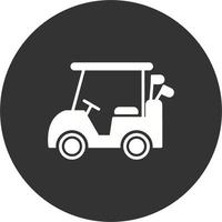 golf vagn vektor ikon