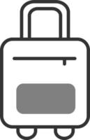 Gepäck-Vektor-Symbol vektor