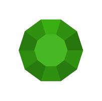 grüner Diamantvektor. grünes Rautensymbol. vektor