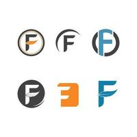 f-Buchstaben-Logo-Symbol-Illustrationsvektor vektor