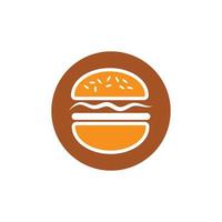 burger ikon vektor illustration design