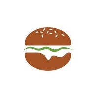 burger ikon vektor illustration design