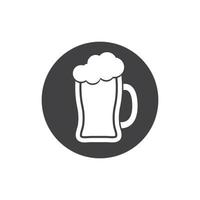 Bier Logo Symbol Vektor Illustration Design