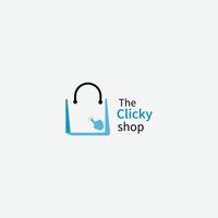 Online-Shop-Logo-Icon-Design vektor