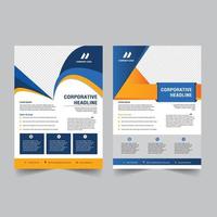 Corporate Flyer Template Design vektor