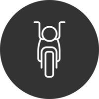 Motorrad-Vektor-Symbol vektor