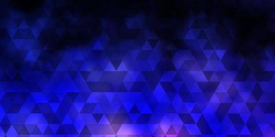 dunkelvioletter Vektorhintergrund mit polygonalem Stil. vektor