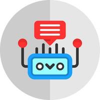 Chatbot-Vektorsymbol vektor