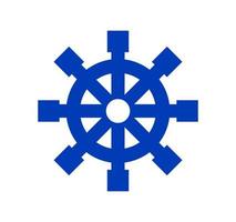 buddhism vektor ikon. buddhism blå vektor symbol.