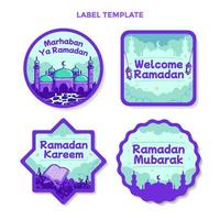 ramadan design tema med hand dra stil konst vektor