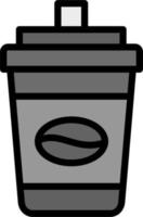 Einweg Kaffee Tasse Vektor Symbol