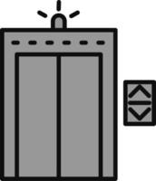Aufzugsvektorsymbol vektor