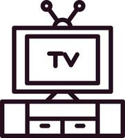 Aufpassen Fernseher Vektor Symbol