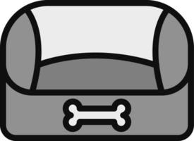 Haustier Bett Vektor Symbol