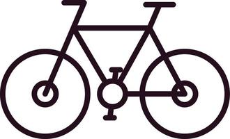 Fahrrad-Vektor-Symbol vektor