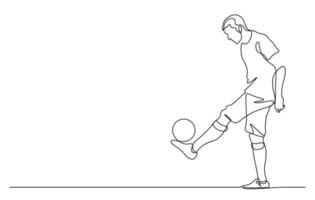 man jonglering en fotboll spelar fotboll linje konst vektor illustration