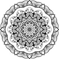 eleganta mandala mönster design illustration vektor