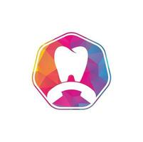 ring upp dental logotyp design mall. dental ring upp logotyp design ikon. vektor