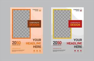 kreatives Corporate Book Cover Design vektor