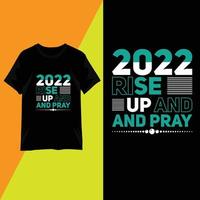 T-Shirt-Design 2023 zitiert Typografie vektor
