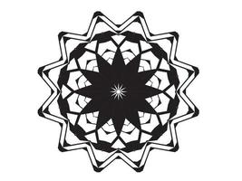 Mandala-Design, Mandala-Hintergrund, Mandala-Design für Malvorlagen vektor