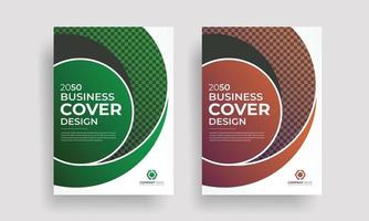 kreative Form Unternehmensbroschüren-Cover-Designvorlage oder farbenfrohes Business-Megazine oder Datei-Cover-Design, Jahresbericht-Cover, Flyer-Design-Vorlage vektor
