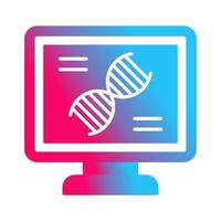 dna testa vektor ikon