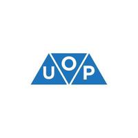 oup abstrakt Initiale Logo Design auf Weiß Hintergrund. oup kreativ Initialen Brief Logo Konzept. vektor