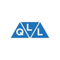 lql abstrakt första logotyp design på vit bakgrund. lql kreativ initialer brev logotyp begrepp. vektor