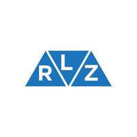 lrz abstrakt första logotyp design på vit bakgrund. lrz kreativ initialer brev logotyp begrepp. vektor