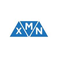 mxn abstrakt första logotyp design på vit bakgrund. mxn kreativ initialer brev logotyp begrepp. vektor