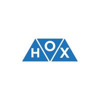 ohx abstrakt första logotyp design på vit bakgrund. ohx kreativ initialer brev logotyp begrepp. vektor