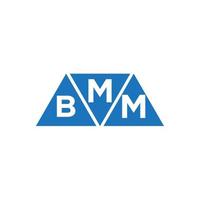 mbm abstrakt första logotyp design på vit bakgrund. mbm kreativ initialer brev logotyp begrepp. vektor