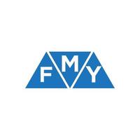mfy abstrakt första logotyp design på vit bakgrund. mfy kreativ initialer brev logotyp begrepp. vektor