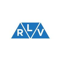 lrv abstrakt första logotyp design på vit bakgrund. lrv kreativ initialer brev logotyp begrepp. vektor