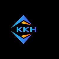 kkh abstrakt Technologie Logo Design auf schwarz Hintergrund. kkh kreativ Initialen Brief Logo Konzept. vektor