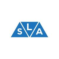 lsa abstrakt första logotyp design på vit bakgrund. lsa kreativ initialer brev logotyp begrepp. vektor
